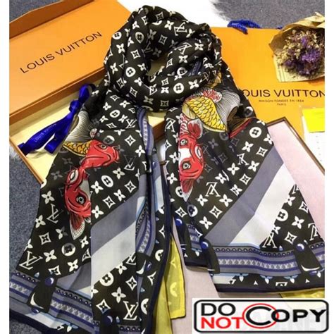louis vuitton scarf silk real or fake